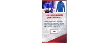 Crédit Agricole: 20 vestes de l'équipe de France de handball à gagner