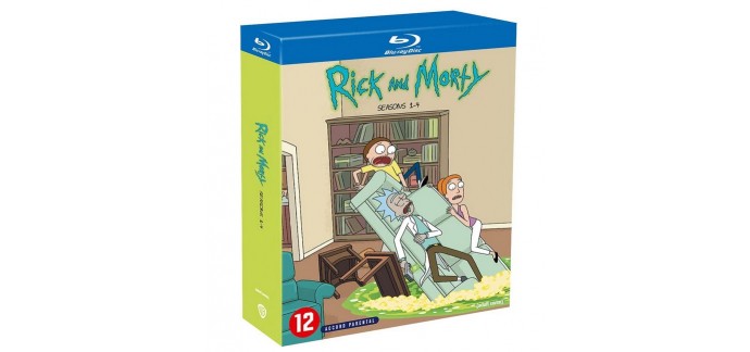 Amazon: Coffret Blu-Ray Rick and Morty - Saisons 1 à 4 à 31,90€