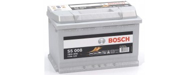 Amazon: Batterie Auto Bosch S5008 77A/h - 780A à 84,14€