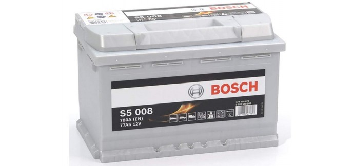 Amazon: Batterie Auto Bosch S5008 77A/h - 780A à 84,14€