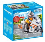 Amazon: Playmobil Urgentiste et Moto - 70051 à 12,59€