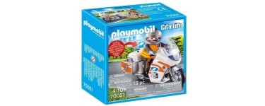 Amazon: Playmobil Urgentiste et Moto - 70051 à 12,59€