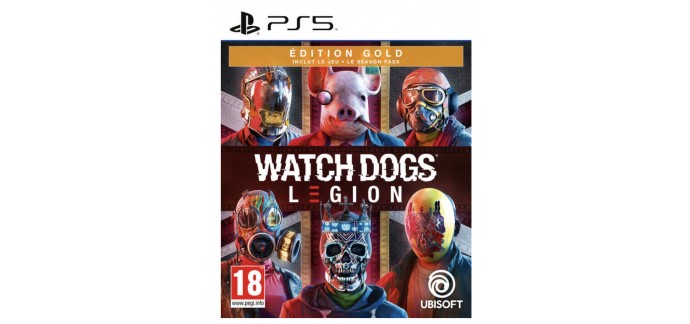 Micromania: Jeu Watch dogs legion edition gold PS5 à 24,99€