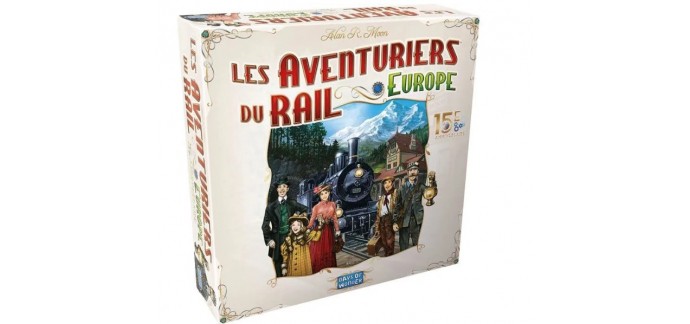 Philibert: Jeu de société Les Aventuriers du Rail Europe - Edition Collector : 15ème Anniversaire à 45€