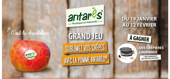 Ma pomme Antarès: Des crêpières électriques Lagrange, des totebags, des spatules à gagner