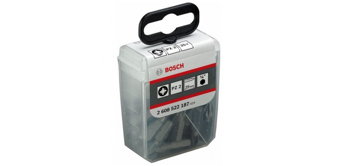 Amazon: Embout de vissage Bosch Accessories 2608522187 à 4,86€