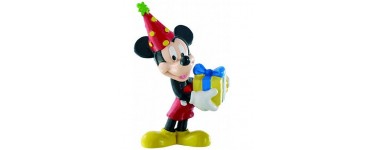 Amazon: Figurine Bullyland - Mickey anniversaire à 3€