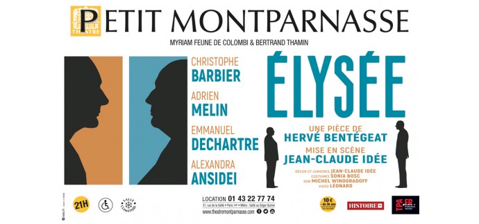 TF1: Des invitations pour la pièce "Élysée" le 1er février à Paris à gagner