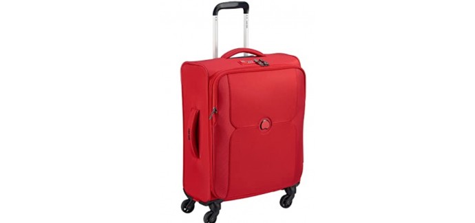 Amazon: Valise cabine Delsey Mercure - 55cm, 39+5L, Rouge à 99€