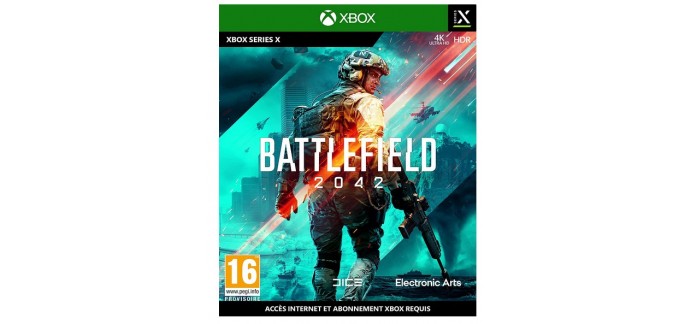 Amazon: Jeu Battlefield 2042 sur Xbox Series X à 24,95€