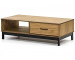 Conforama: Table basse en pin massif Kenya - 100 x 55 x 35 cm à 83,31€