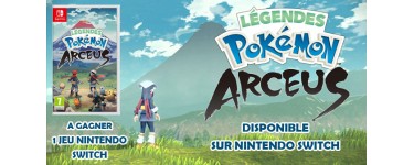 Ciné Média: 1 jeu vidéo Switch "Légendes Pokémon : Arceus" à gagner