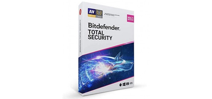 Bitdefender: Licence Bitdefender Total Security - 5 Appareils, 1 An à 39,98€