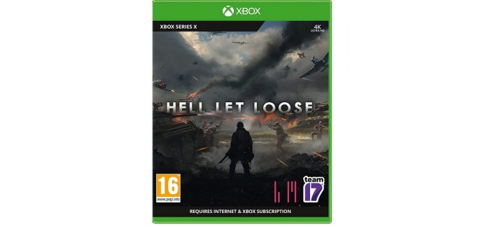 Amazon: Jeu Hell Let Loose sur Xbox Series X à 25,40€