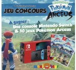 Maxi Toys: 1 console Nintendo Switch et 10 jeux Pokémon Arceus à gagner