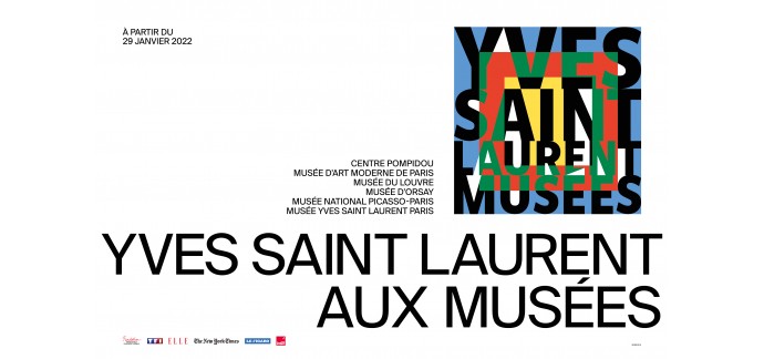 TF1: Des entrées pour l'exposition "Yves Saint Laurent aux musées" à gagner