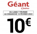 Géant Casino: 10€ de remise sur vos courses dès 70€ d’achat