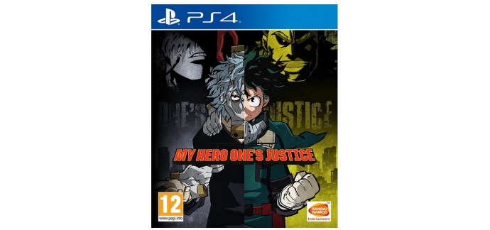 Amazon: Jeu My Hero One's Justice sur PS4 à 26,50€