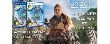 Ciné Média: 2 jeux vidéo "Horizon : Forbidden West" sur PS4 et PS5 à gagner