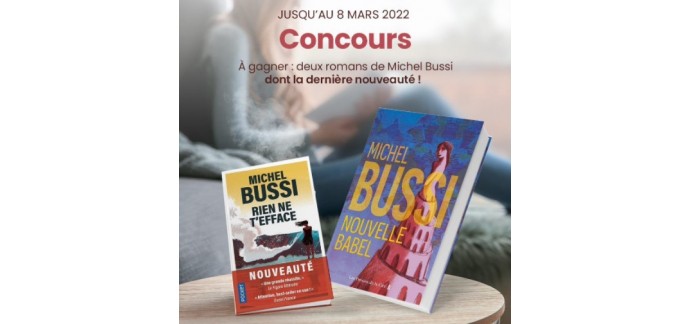 Cultura: Des romans dédicacés par Michel Bussi à gagner