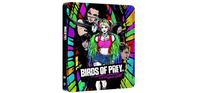 Amazon: Birds of Prey et la fantabuleuse Histoire de Harley Quinn en 4K Ultra HD Édition SteelBook à 13,33€
