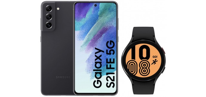 Darty: Smartphone Samsung Galaxy S21 FE 5G 128Go + Montre connectée Galaxy Watch 4 à 549€ (via ODR de 50€)