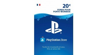 Eneba: Carte PlayStation Network de 20€ (dématérialisée) à 16,39€