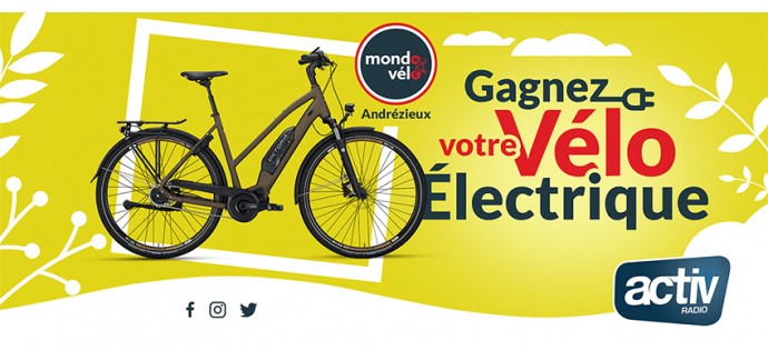 ACTIV Radio: 1 vélo électrique Victoria à récupérer à Andrézieux-Bouthéon à gagner