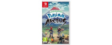 Cdiscount: Jeu Légendes Pokémon : Arceus sur Nintendo Switch à 30,99€