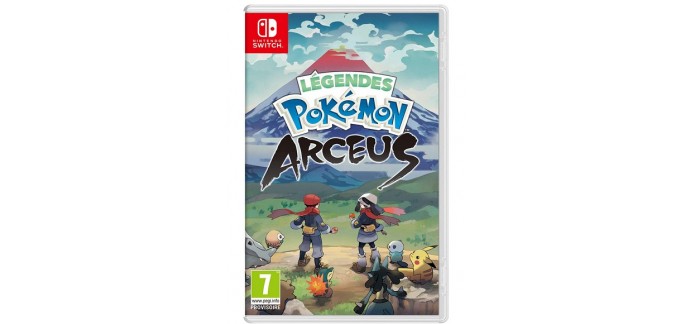 Cdiscount: Jeu Légendes Pokémon : Arceus sur Nintendo Switch à 30,99€