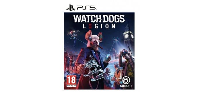 Fnac: Jeu Watch Dogs Legion sur PS5 à 14,99€