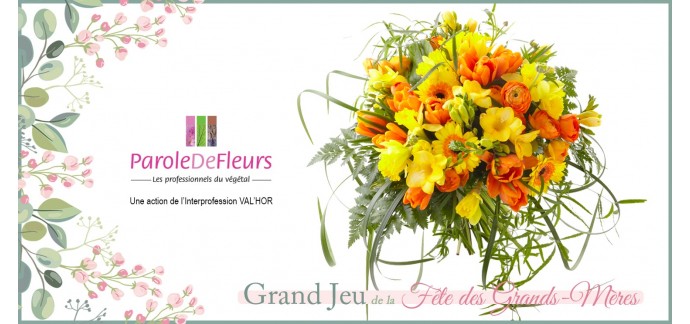 Femme Actuelle:  10 bouquets de fleurs Parole de Fleurs à gagner