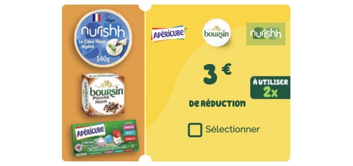 Ribambel: + 40€ en bons de réductions à imprimer pour des fromages des marques Bel 