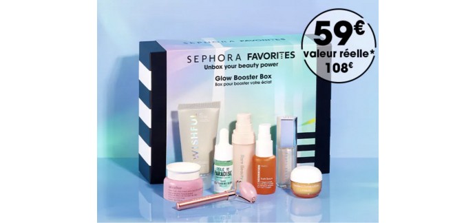 Sephora: Coffret Maquillage Glow Booster Box à 59€