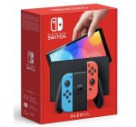 E.Leclerc: Console Nintendo Switch (Modèle OLED) avec Manettes Joy-Con Bleu Néon/Rouge Néon à 310,49€