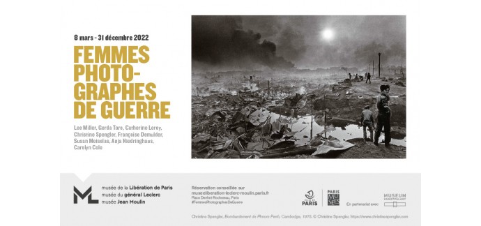 TF1: 5 lots de 2 invitations pour l'exposition "Femmes Photographes de Guerre" à Paris à gagner