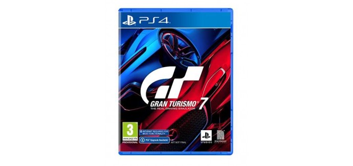 Amazon: Jeu Gran Turismo 7 sur PS4 à 29,99€