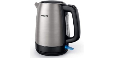 Amazon: Bouilloire parois métal Philips HD9350/90 (2200W, 1,7L) à 29,99€