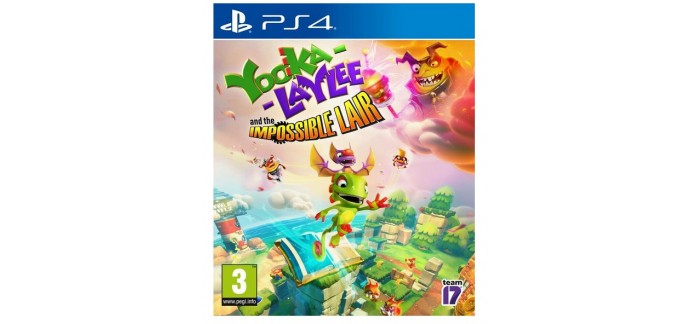 Amazon: Jeu Yooka-Laylee: The Impossible Lair sur PS4 à 9,99€