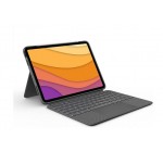 Amazon: Etui clavier Logitech Combo Touch iPad Air  - Azerty, Gris à 119,99€