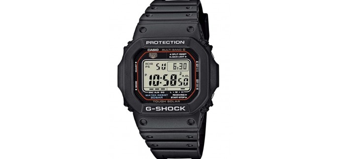 Amazon: Montre Homme Casio G-Shock GW-M5610-1ER (Noir) à 77,40€