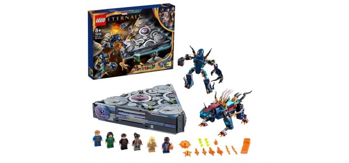 Amazon: LEGO Marvel Eternals : L’Ascension du Domo - 76156 à 66,63€