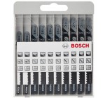 Amazon:  Jeu de lames de scie sauteuse Bosch Basic for Wood (10 pièces) à 5,59€