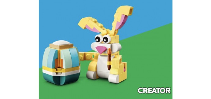 LEGO: LEGO® Le lapin de Pâques (30583) offert dès 40€ d'achat