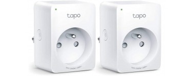Amazon: Lot de 2 prises connectées Wi-Fi TP-Link Tapo P100 à 19,90€