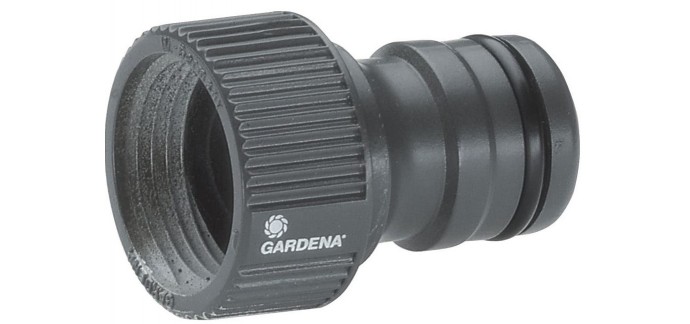 Amazon: Raccord robinet Gardena 2801-20 grand débit à 2,39€