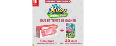 Le Journal de Mickey: 1 console Nintendo Switch Lite, 20 jeux Kirby et le monde oublié à gagner