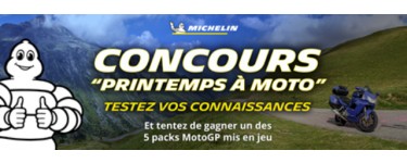 Michelin: 5 packs Moto GP comportant 1 polo + 1 sac Michelin à gagner