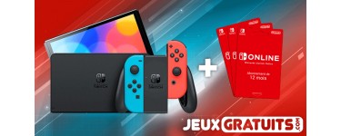 Jeux-Gratuits.com: 1 console de jeux Nintendo Switch, 3 abonnements de 12 mois au Nintendo Switch Online à gagner