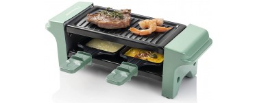 Amazon: Mini grill raclette Bestron pour 2 personnes à 16,99€